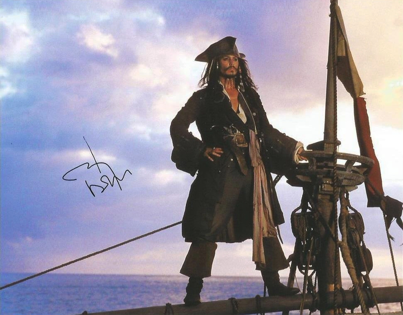 Johnny Depp Autograph by Fanmail TTM