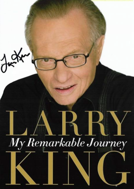 Larry King Autograph by Fanmail TTM