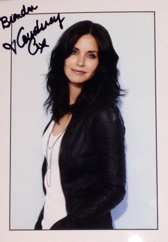 Courteney Cox Autograph by Fanmail TTM