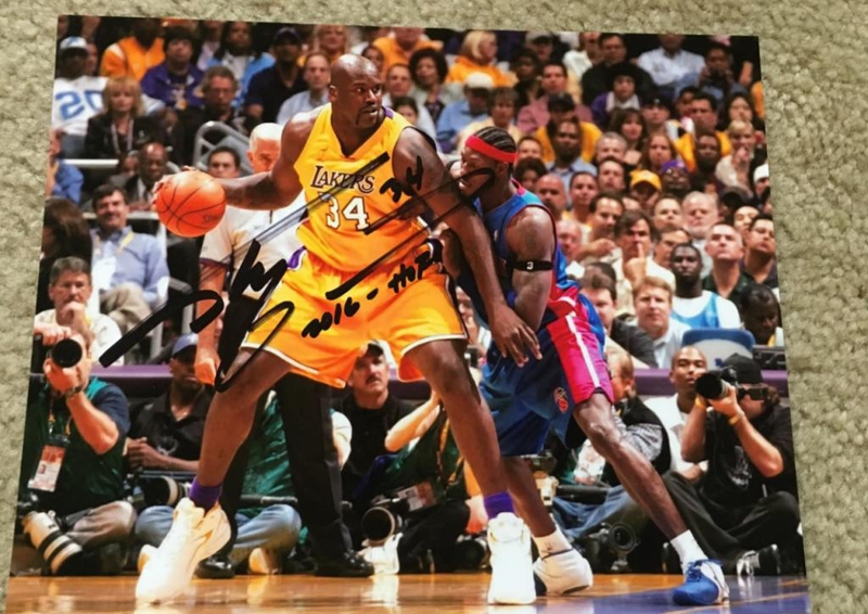 Shaquille O'Neal Autograph by Fanmail TTM