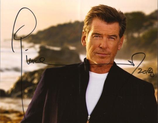 Pierce Brosnan Autograph by Fanmail TTM