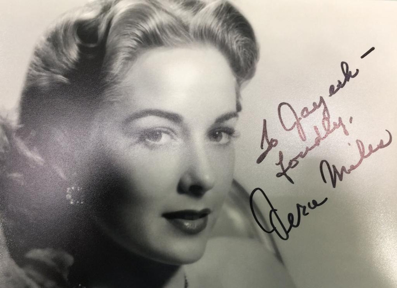 Vera Miles Autograph by Fanmail TTM