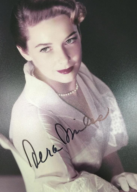 Vera Miles Autograph by Fanmail TTM