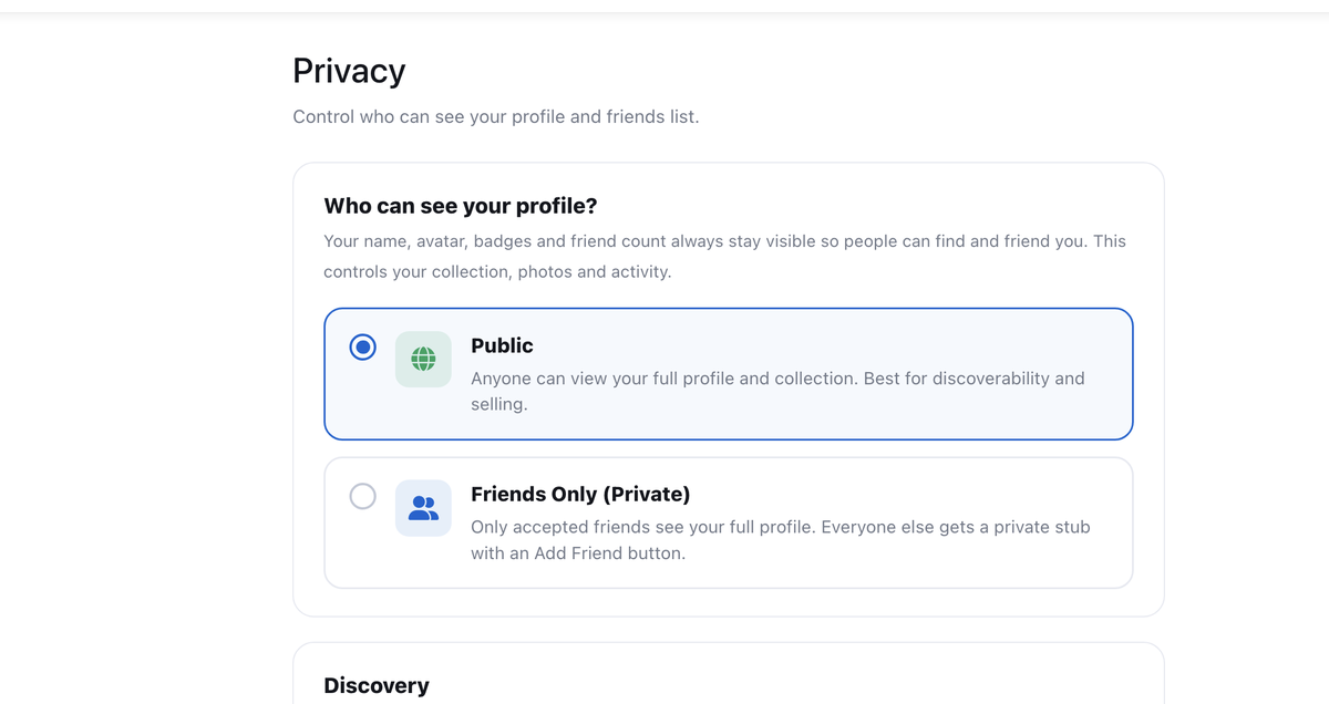 Privacy Settings