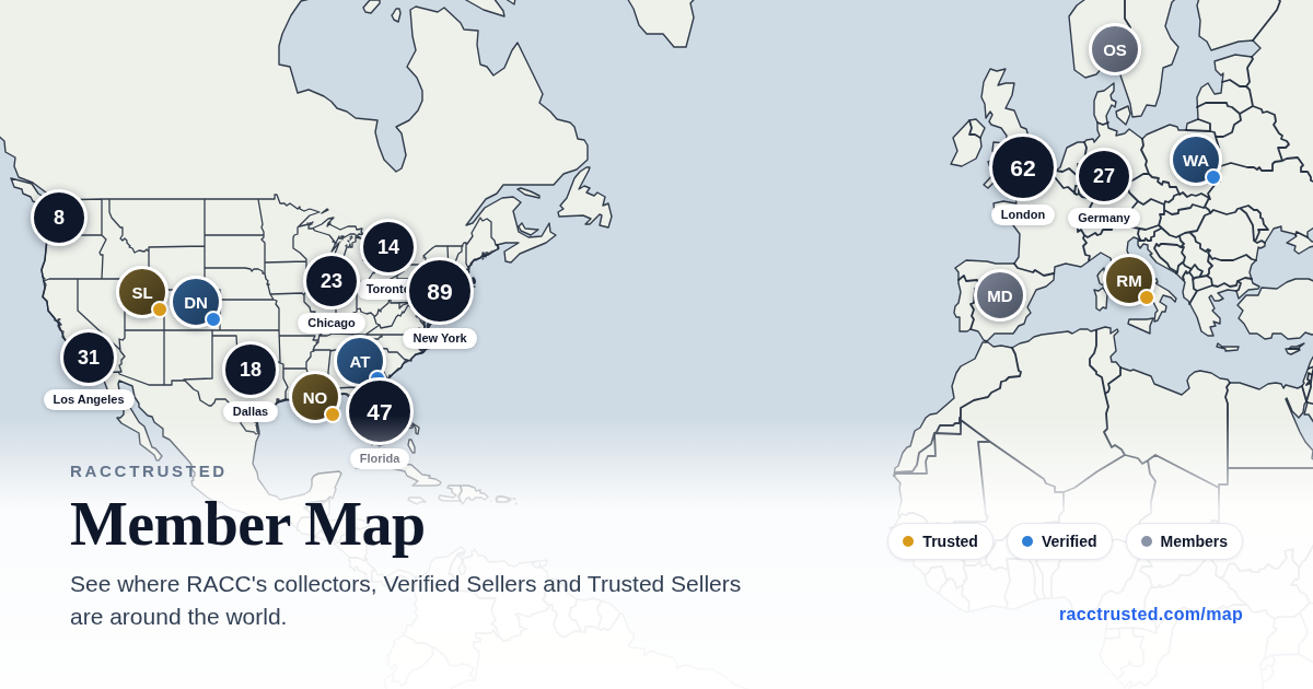 Worldwide Member Map is LIVE!