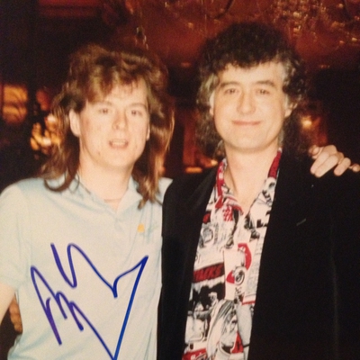 Jimmy Page Autograph Profile