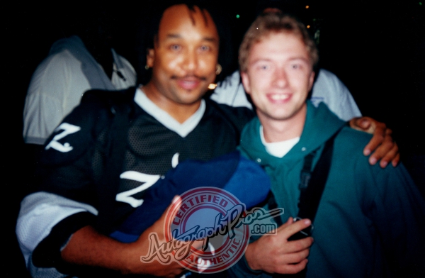 Carter Beauford Photo with RACC Autograph Collector Autograph Pros