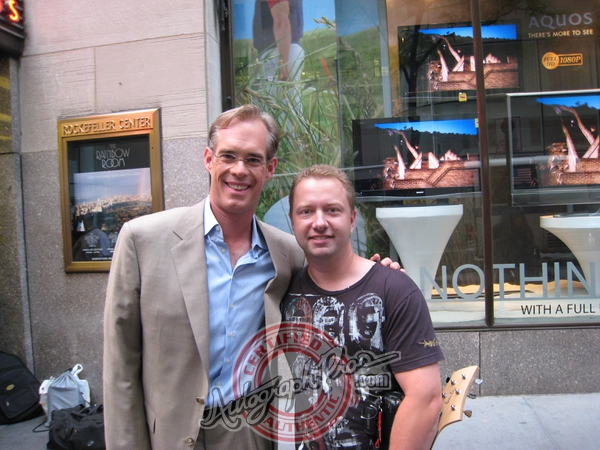 Joe Buck Photo with RACC Autograph Collector Autograph Pros