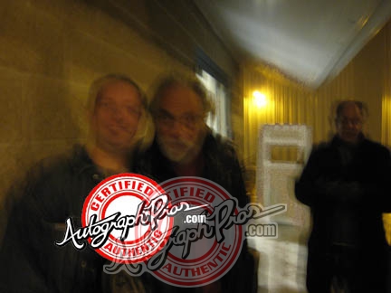 Tommy Chong Photo with RACC Autograph Collector Autograph Pros