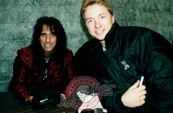 Alice Cooper Photo with RACC Autograph Collector Autograph Pros
