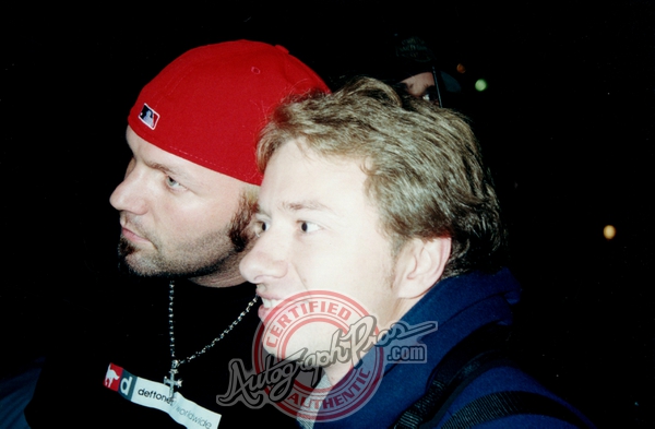 Fred Durst Photo with RACC Autograph Collector Autograph Pros
