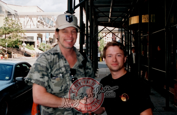 Ted Nugent Photo with RACC Autograph Collector Autograph Pros