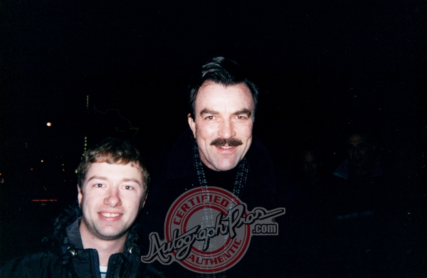Tom Selleck Photo with RACC Autograph Collector Autograph Pros