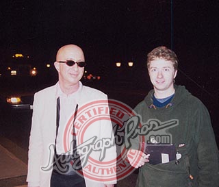 Paul Shaffer Photo with RACC Autograph Collector Autograph Pros