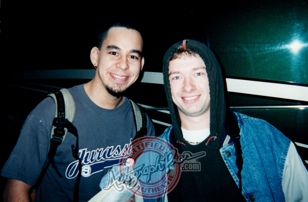 Mike Shinoda Photo with RACC Autograph Collector Autograph Pros