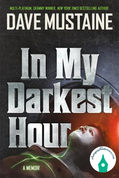 Dave Mustaine In My Darkest Hour Autographed