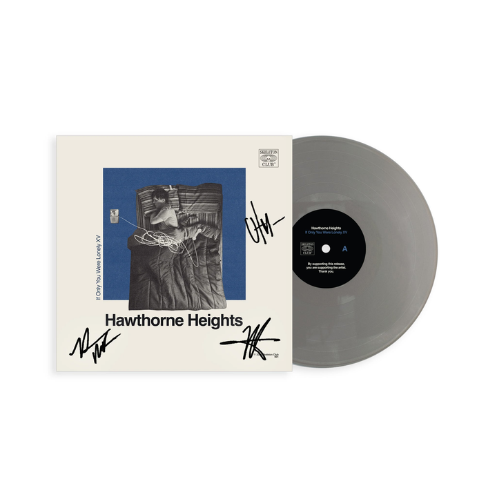 Autographed Hawthorne Heights If Only You Were Lonely XV - Stars In The Sky LP (SCR 001)