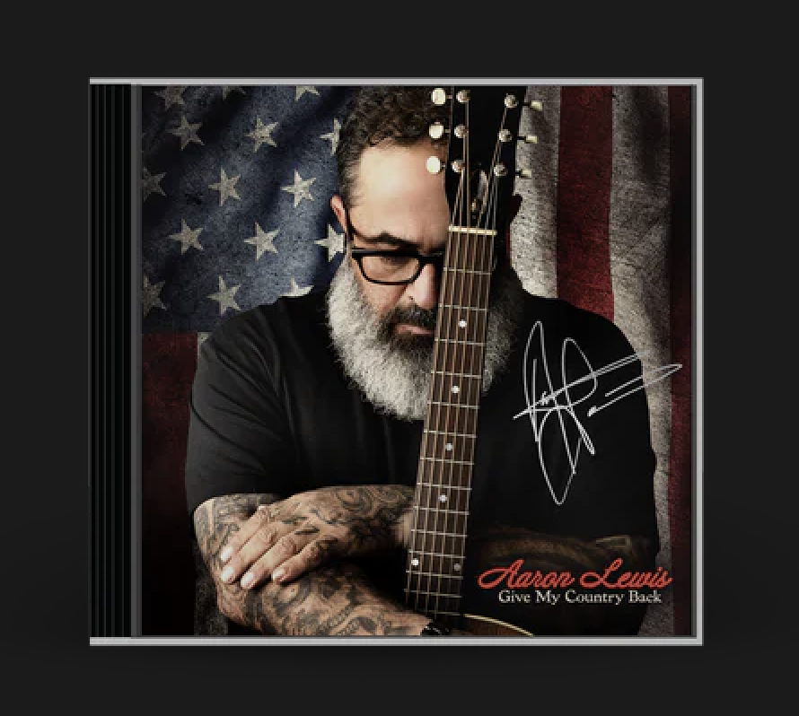 Aaron Lewis - Give My Country Back Signed CD