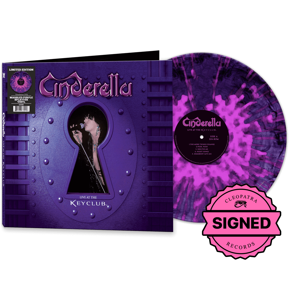 Cinderella - Live at the Key Club (Marble Purple Splatter Vinyl LP - S