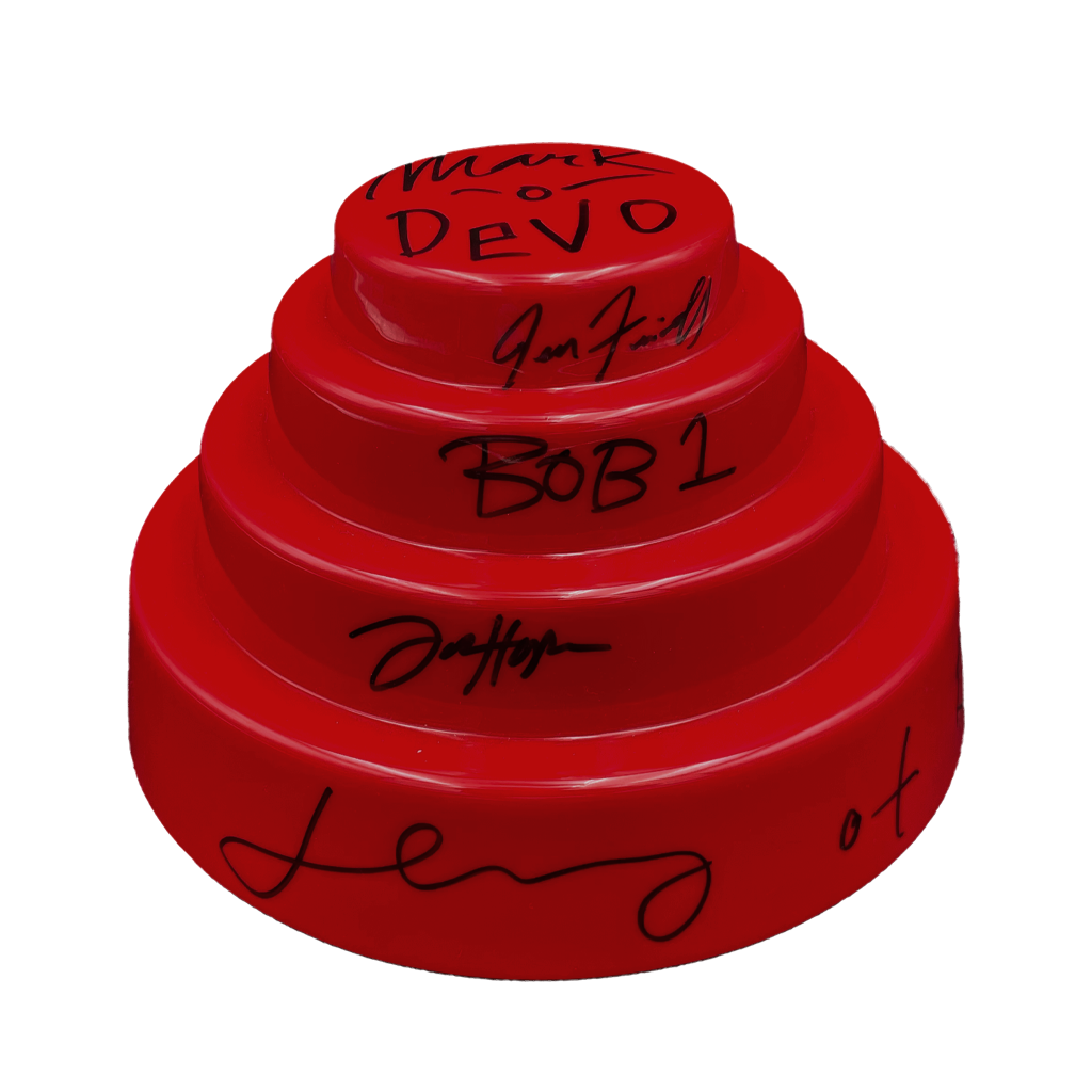 Devo Signed Red Energy Dome