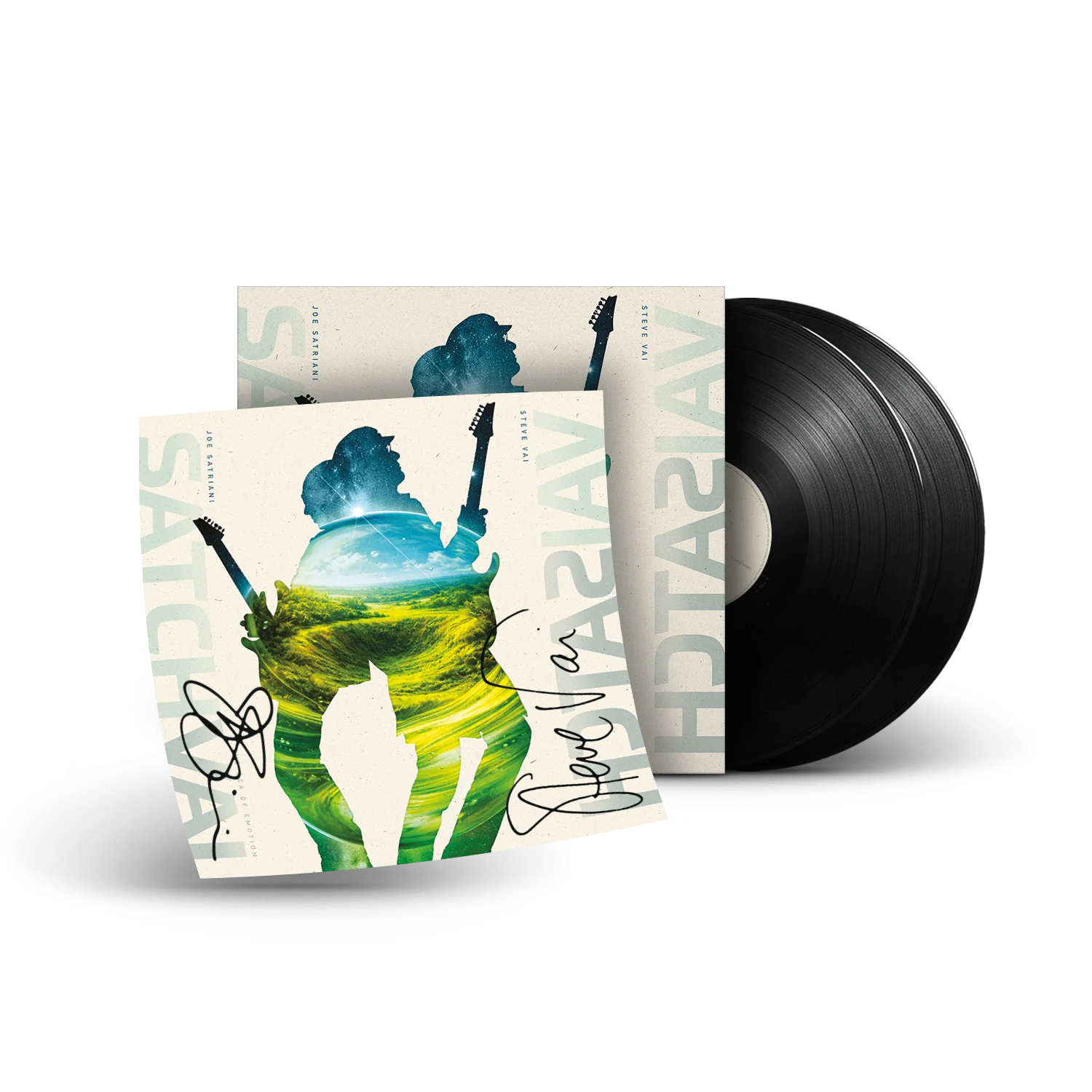 SatchVai The Sea Of Emotion – Black 2LP Gatefold SIGNED