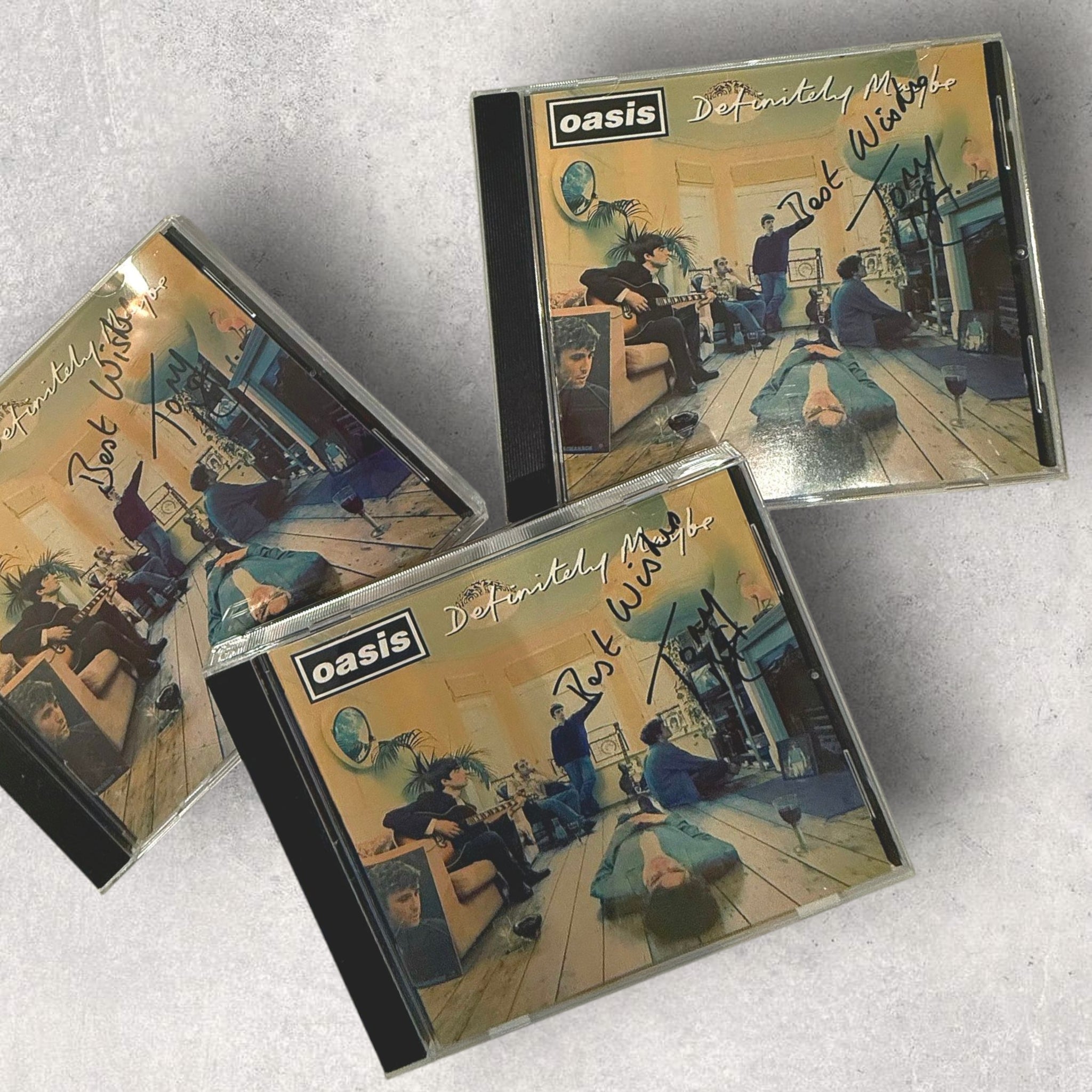 TM Memorabilia Definitely Maybe - Signed CD