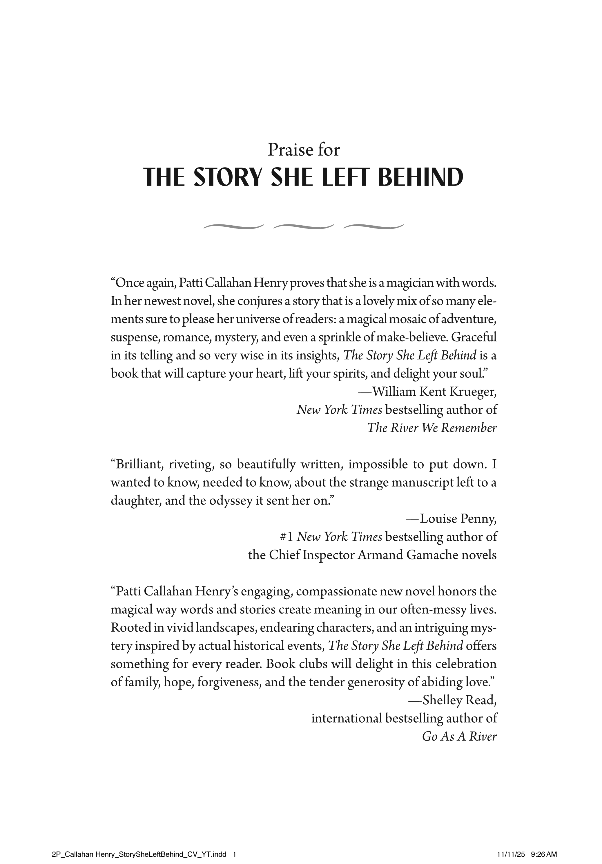 The Story She Left Behind Autographed