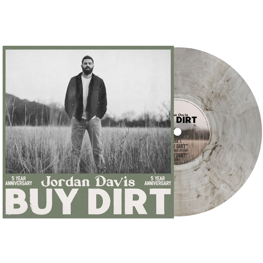 Jordan Davis Buy Dirt 5 Year Anniversary Signed Vinyl - Official Store