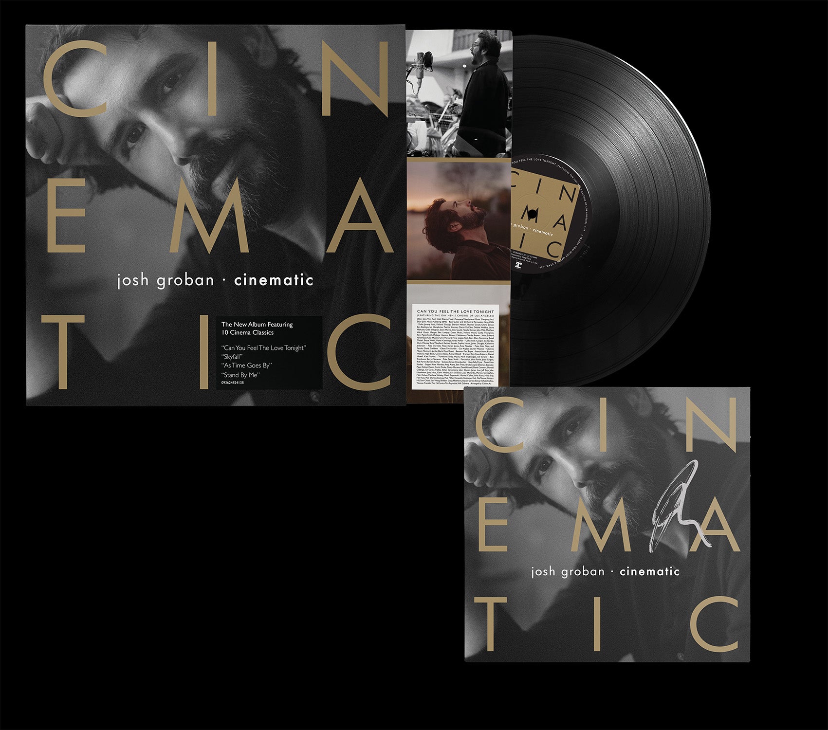 Josh Groban CINEMATIC Signed Vinyl