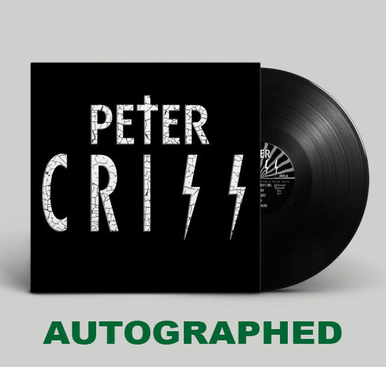 Peter Criss Official Merchandise Autographed Peter Criss - "Peter Criss" (Black Cover) Vinyl Album