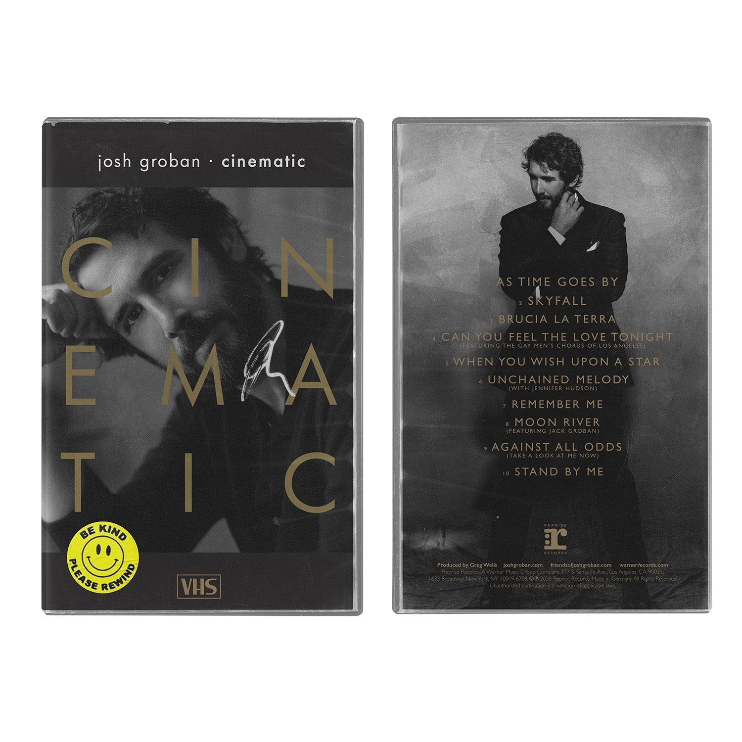 Josh Groban Limited Edition CINEMATIC Signed VHS