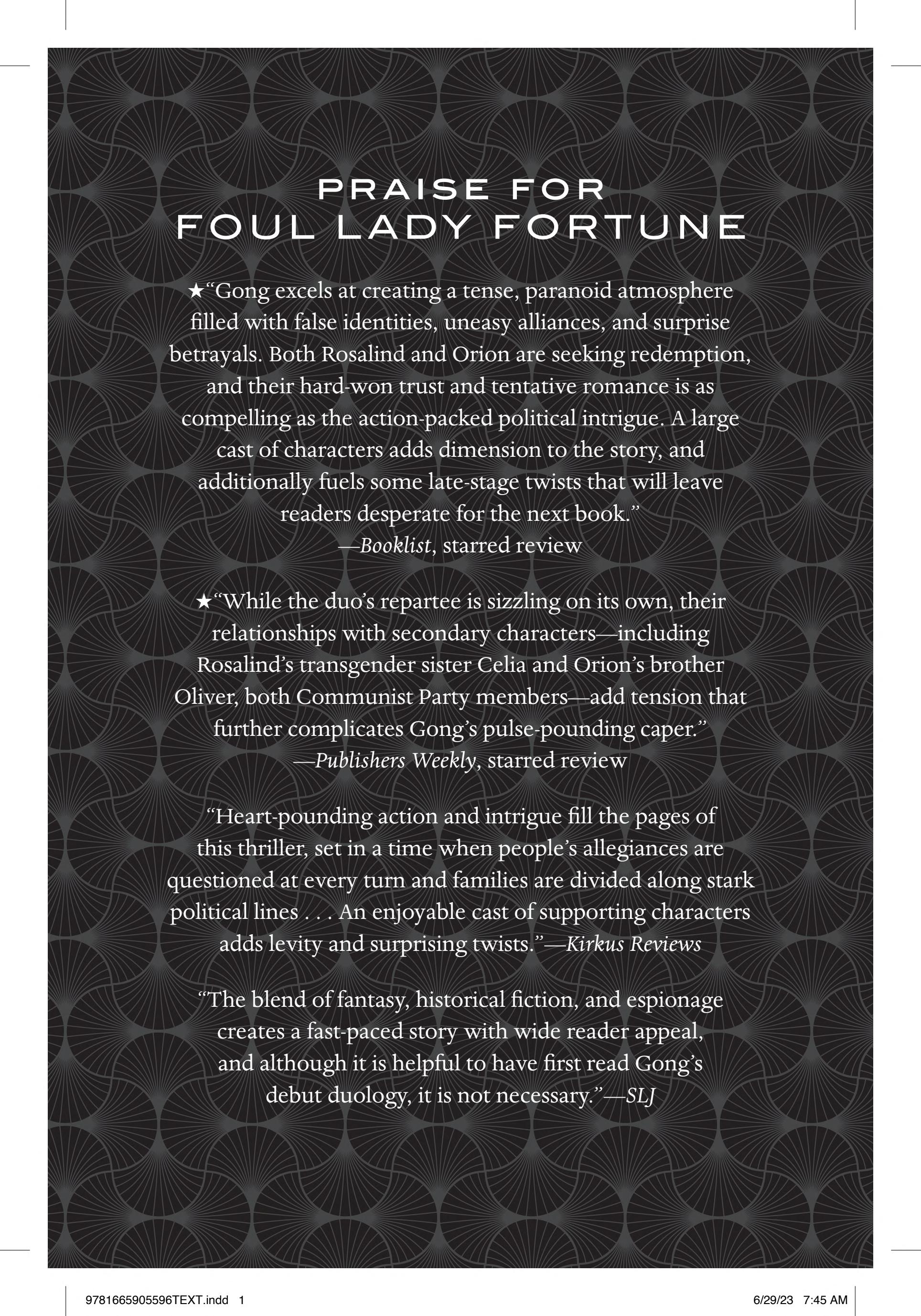 Foul Lady Fortune Autographed