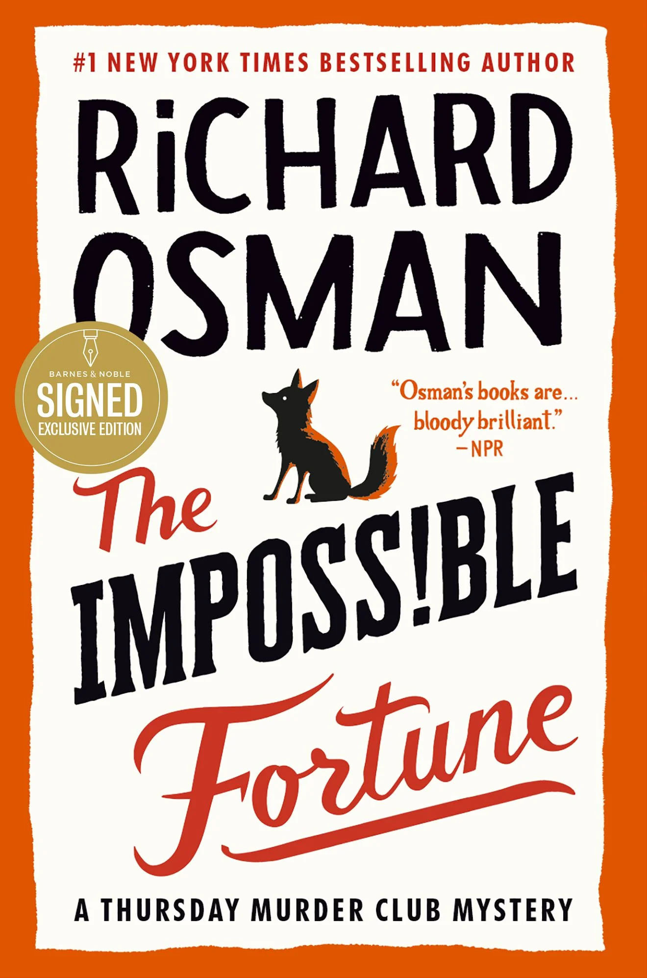 The Impossible Fortune (Signed B&N Exclusive Edition) (Thursday Murder Club Series #5)