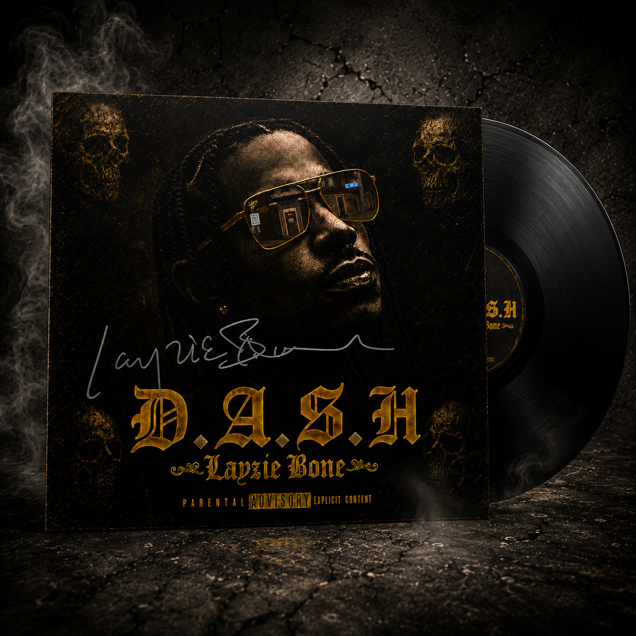 Signed Vinyl LP - D.A.S.H. by Layzie Bone (Pre-Order)
