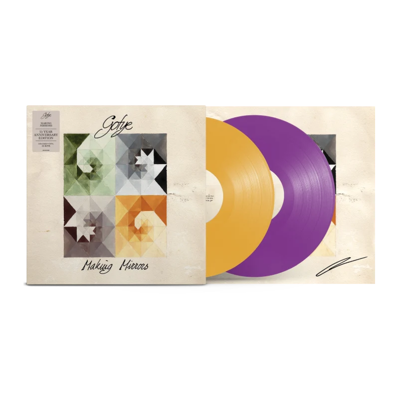 Gotye - Making Mirrors (15th Anniversary): Yellow &amp; Purple Vinyl 2LP + Signed  - Recordstore