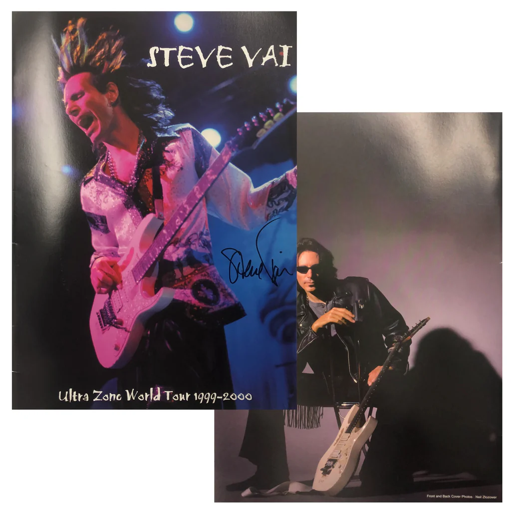 Steve Vai Ultra Zone *Signed* Tour Program