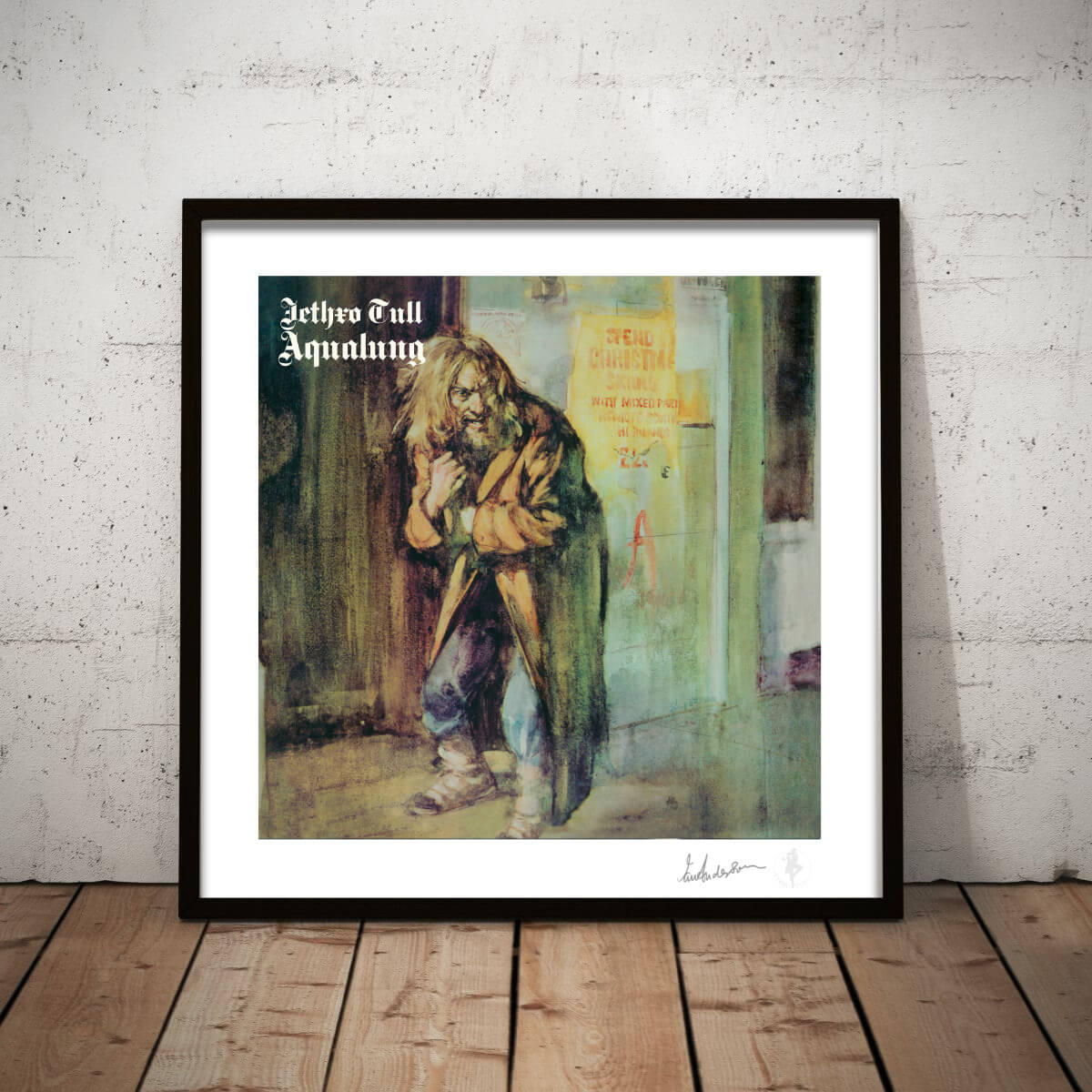Jethro Tull: Aqualung 28" Limited Giclee Print (signed)