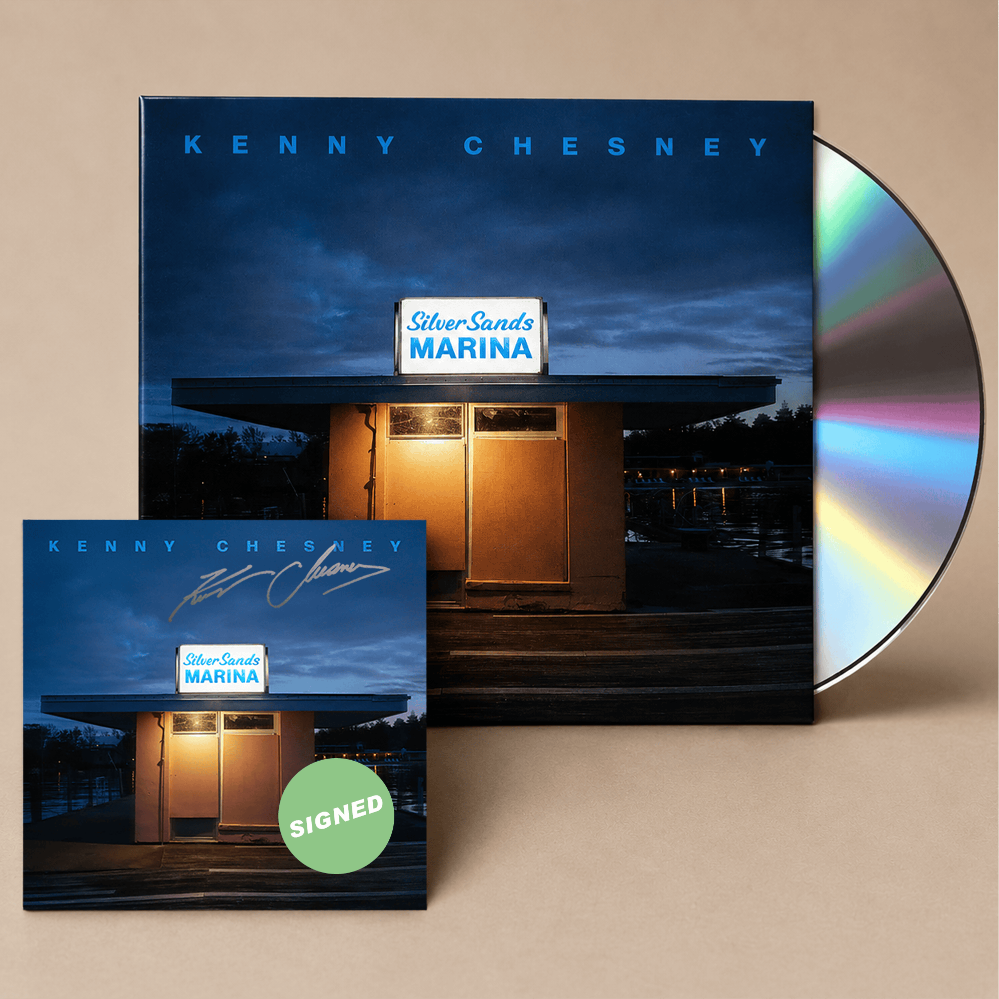 Kenny Chesney Silver Sands Marina (CD + Signed Art Card)