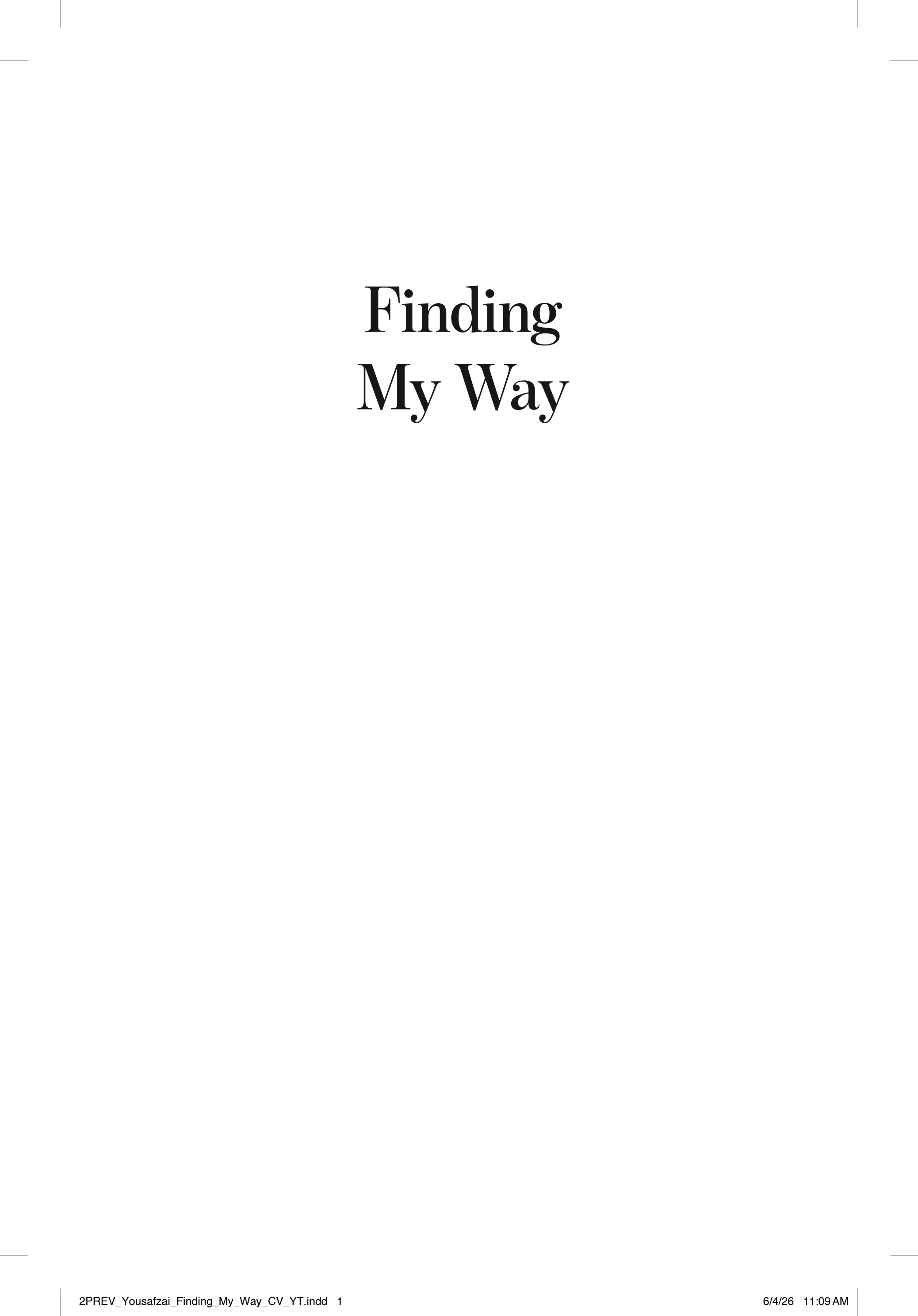 Finding My Way Autographed - A Memoir