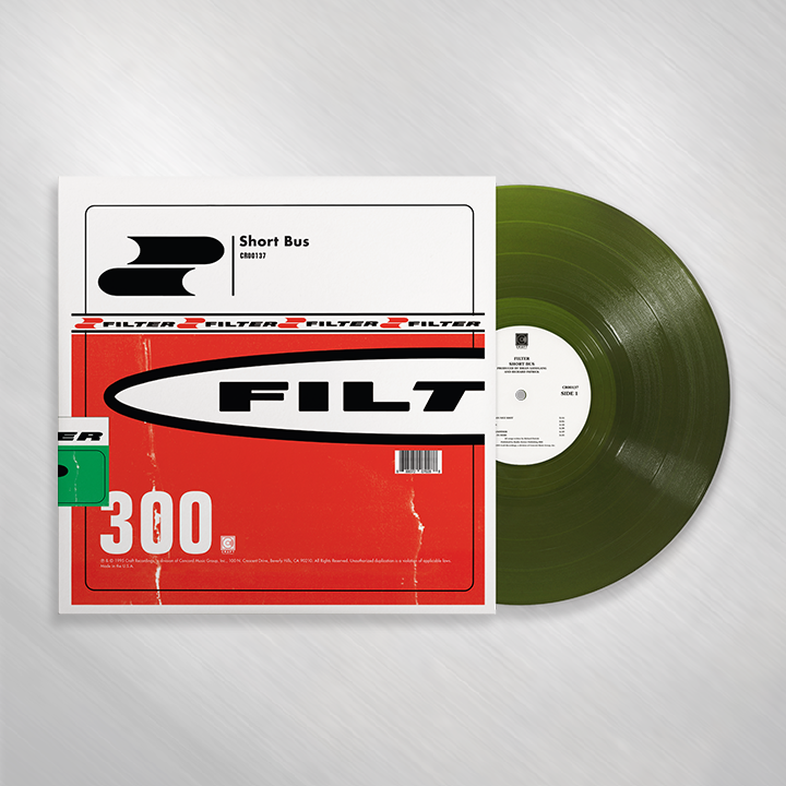 Filter SIGNED Short Bus Limited Edition Color Vinyl LP