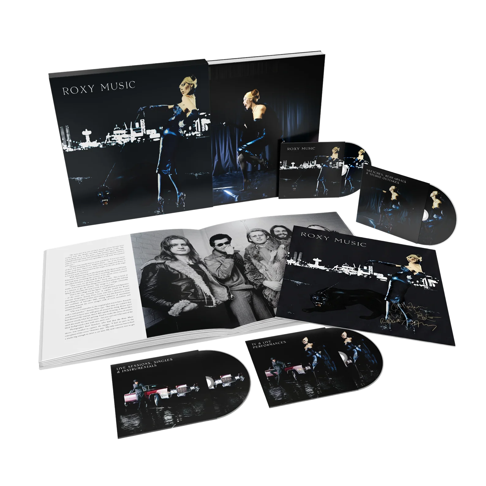 Roxy Music For Your Pleasure Deluxe Boxset + Signed Insert