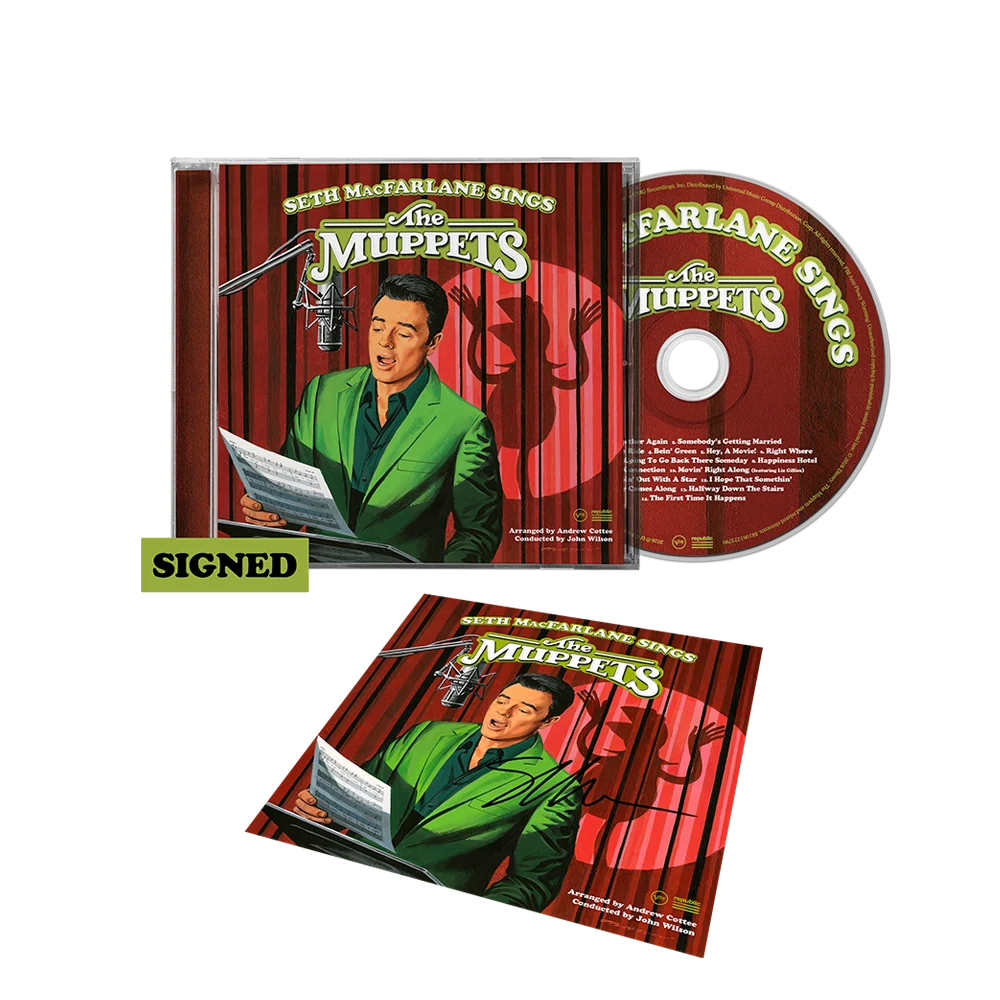 Seth MacFarlane: Seth MacFarlane Sings The Muppets CD + Signed Art Car - Verve Record Store