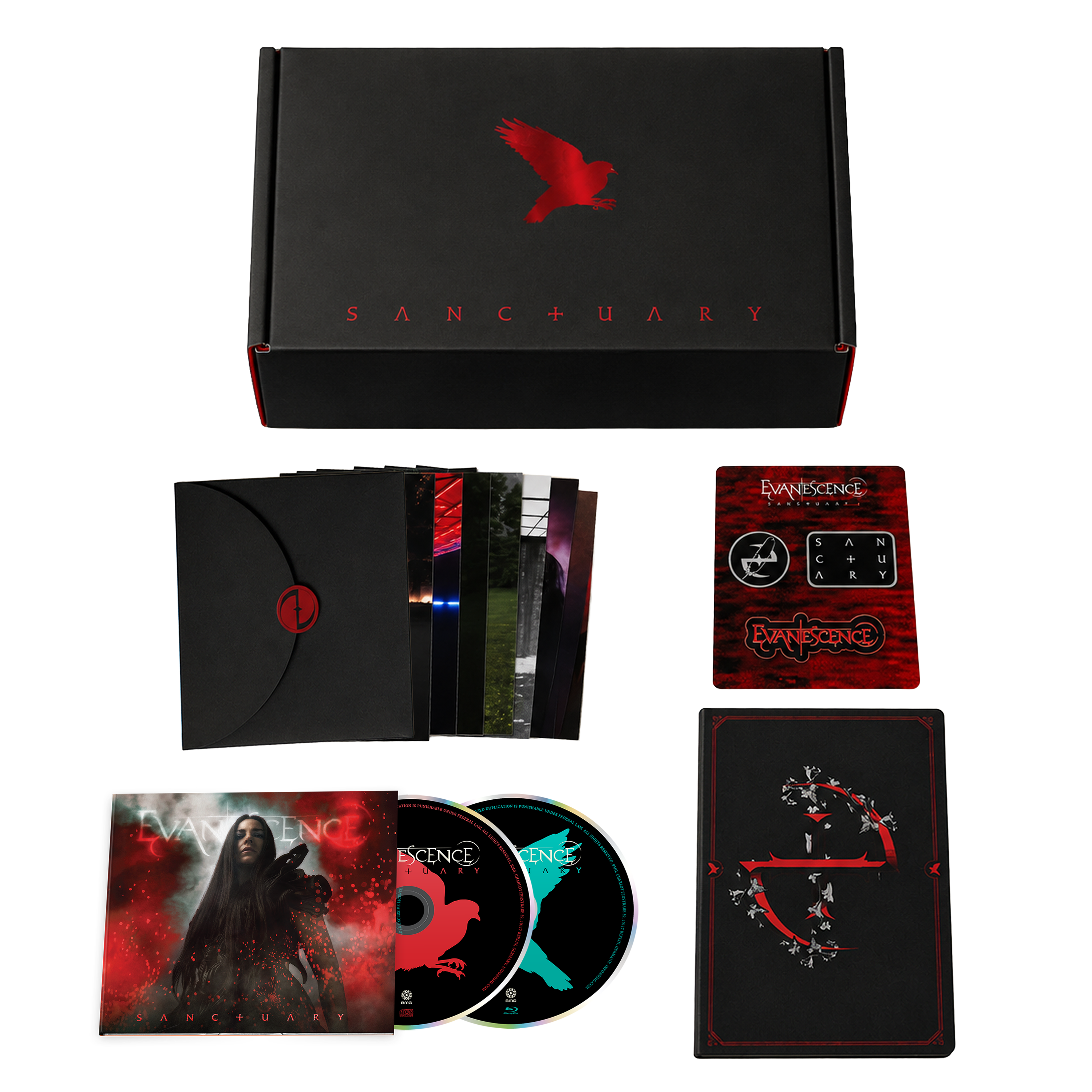 Evanescence Official Store Sanctuary Deluxe CD Autographed Boxset (Limited Edition)