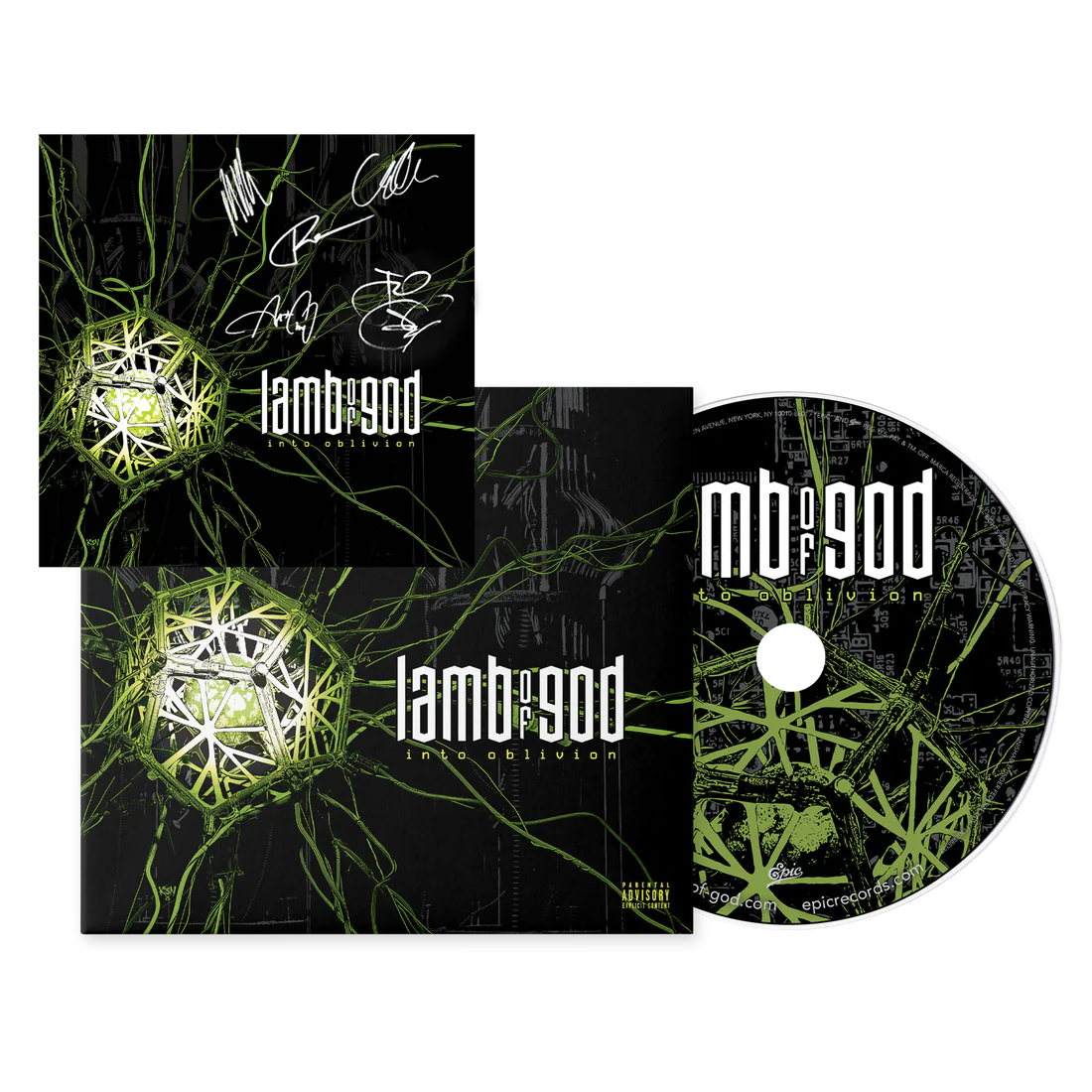 Lamb of God Store Into Oblivion Deluxe SIGNED CD