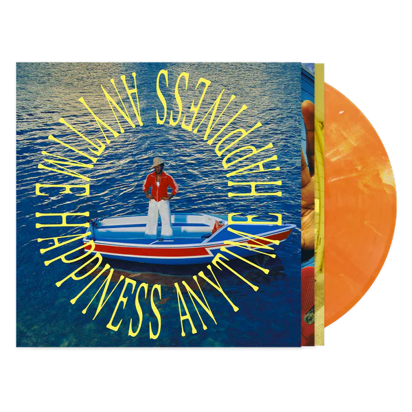 Leon Bridges Happiness Anytime SIGNED 12" Vinyl (Fanta Orange) - Leon Exclusive
