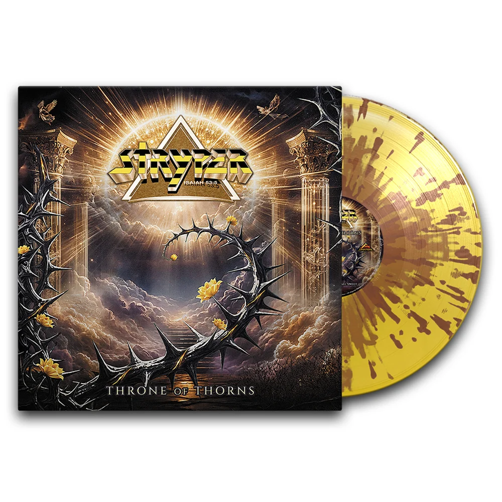 STRYPER Throne Of Thorns LP - Exclusive Splatter Vinyl - Autograph