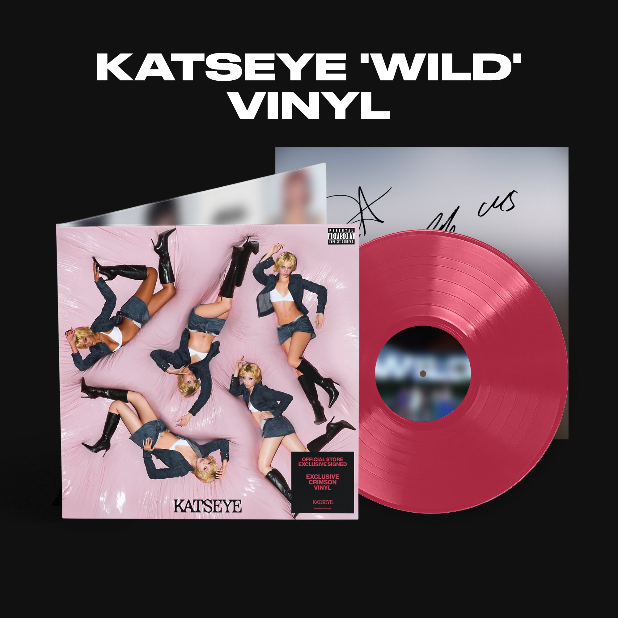 Katseye WILD - Official Store Exclusive Signed Vinyl - KATSEYE Official Store