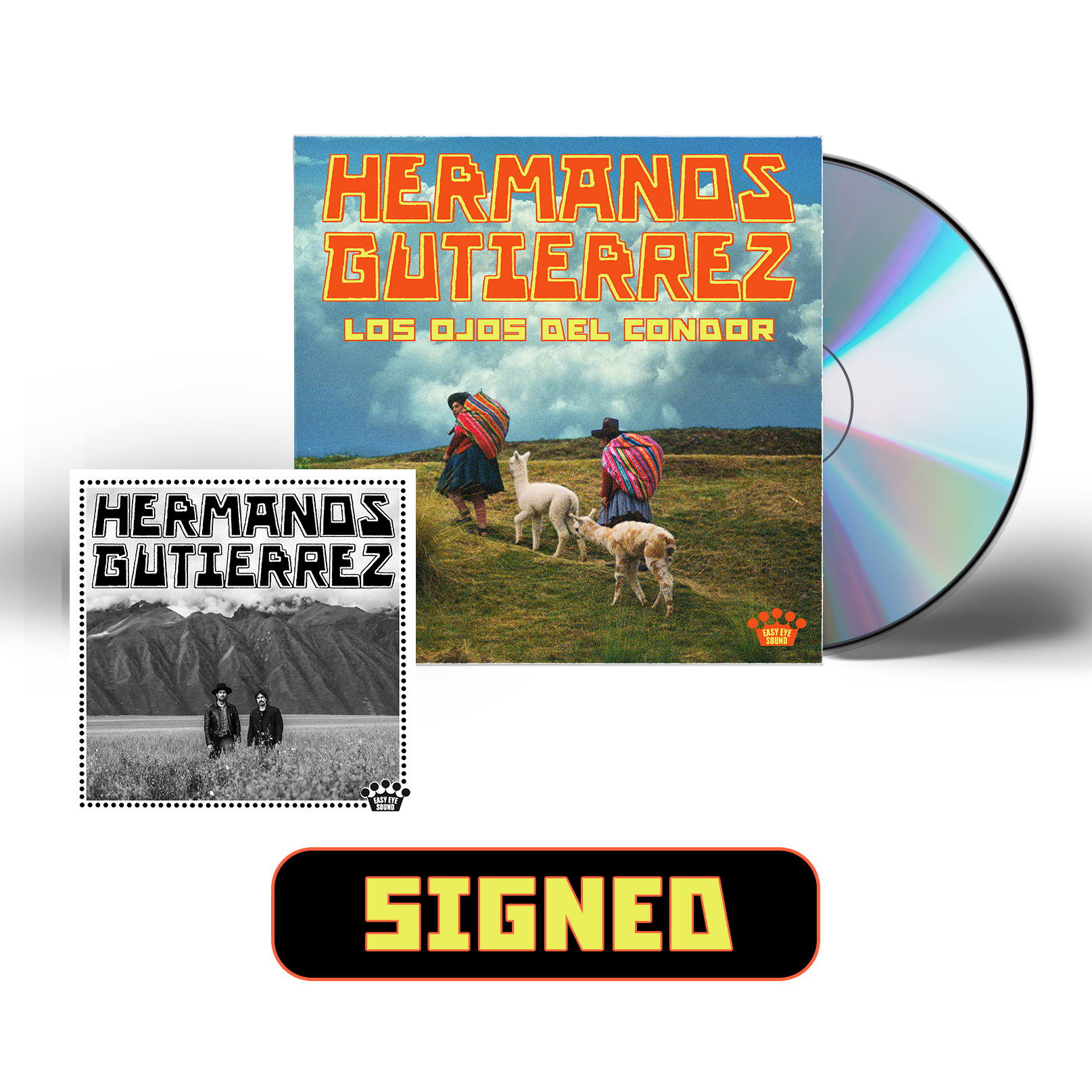 Hermanos Gutiérrez Los Ojos Del Cóndor [SIGNED CD]
