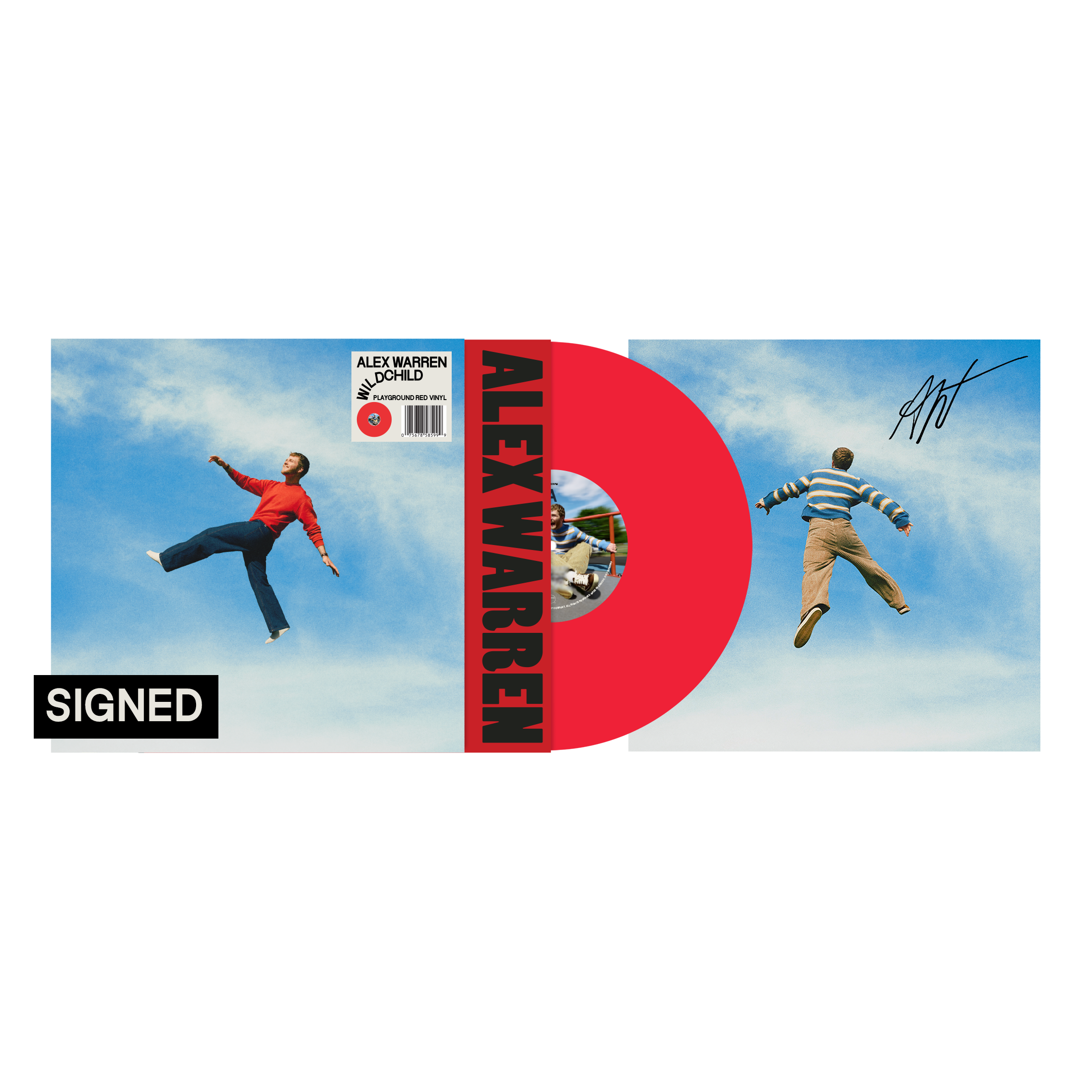 Alex Warren Signed Vinyl Insert