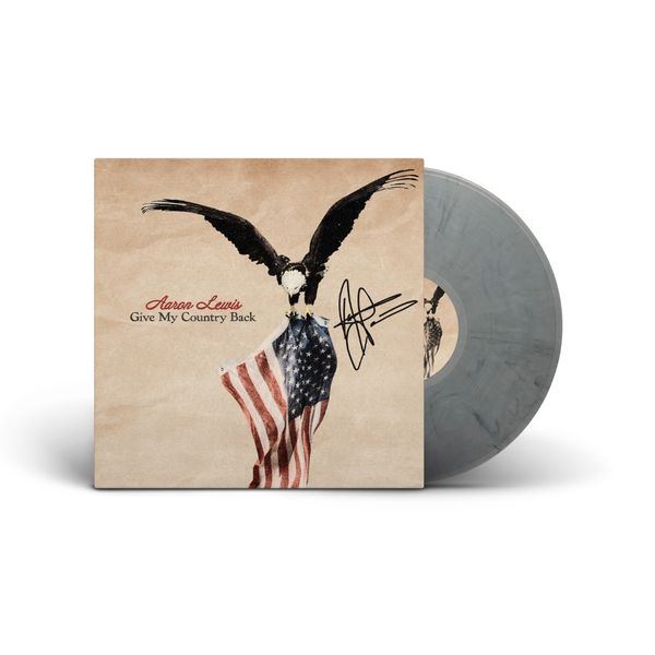 Aaron Lewis Give My Country Back - LP Blended - Signed | TalkShopLive®